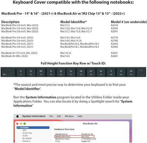 KB يغطي غطاء لوحة المفاتيح لـ LOGICPRO-MBF-ISO-US: ارفع كفاءة Logic Pro باستخدام اختصارات الولايات المتحدة in Kuwait