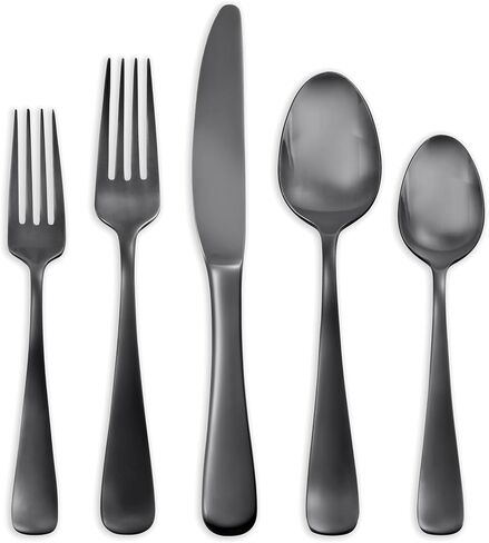 Hampton Forge Opera Black Titanium Flatware Set, 20PC FW in Kuwait