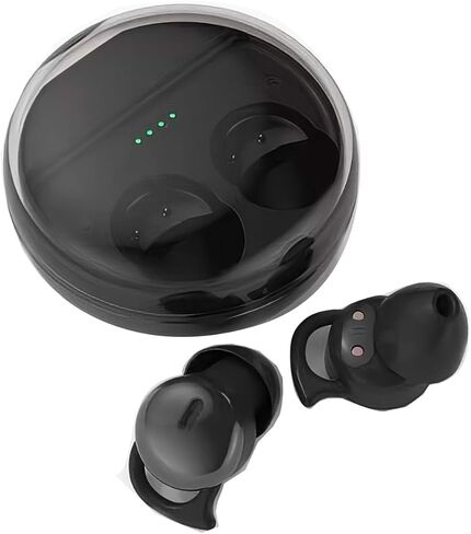 سماعات أذن Loluka Sleeping صغيرة ومريحة لمنع الضوضاء من أجل النوم الجانبي، سماعات أذن بلوتوث 5.3 لتقليل الضوضاء مع صوت ستيريو مقاوم للماء in Kuwait