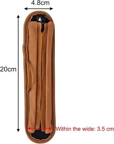 Brown 35-45mm Headphone Headband Pad with Hanger for Skullcandy,Parrot Zik, Bose, AKG, Sennheiser, Sony, Beats, Audio-Technica Replacement Headband Cover/Comfort Cushion/Top Pad Protector in Saudi Arabia