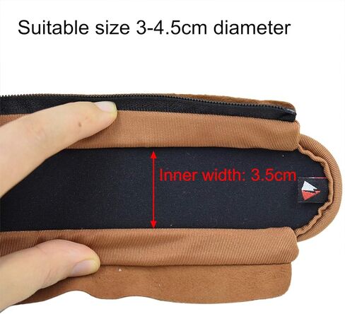 Brown 35-45mm Headphone Headband Pad with Hanger for Skullcandy,Parrot Zik, Bose, AKG, Sennheiser, Sony, Beats, Audio-Technica Replacement Headband Cover/Comfort Cushion/Top Pad Protector in Saudi Arabia
