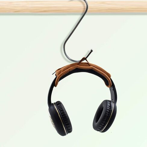 Brown 35-45mm Headphone Headband Pad with Hanger for Skullcandy,Parrot Zik, Bose, AKG, Sennheiser, Sony, Beats, Audio-Technica Replacement Headband Cover/Comfort Cushion/Top Pad Protector in Saudi Arabia