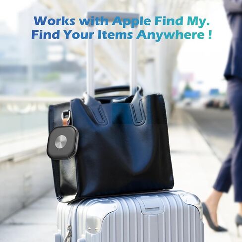 جهاز تعقب بلوتوث ذكي من باهاما، بطاقة ذكية، مكتشف المفاتيح، يعمل مع Apple Find My (iOS فقط) محدد موقع العناصر للمفاتيح، المحفظة، حقيبة الظهر، بطارية قابلة للاستبدال، خفيفة الوزن للغاية (أسود) in Saudi Arabia