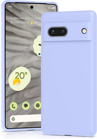 YATWIN Silicone Case for Google Pixel 8, Soft-Touch, Shockproof Phone Cover for Google Pixel 8 - Dark Green in Saudi Arabia
