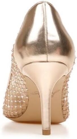 Jewel Badgley Mischka Floria Stone Mesh Pointed Toe Pump in Saudi Arabia