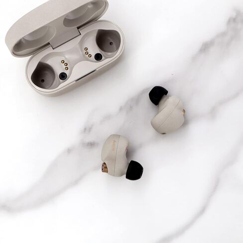 WF-1000XM4 Replacement Eartips Earbuds, 3 Pairs Ear Tips Gel Buds Small Size Flexible Soft Silicone Rubber Skin Accessories Compatible with So ny WF-1000XM4 - Black Small in Saudi Arabia