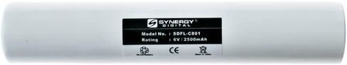 بطارية مصباح يدوي رقمي من Synergy، متوافقة مع مصباح Maglite ESR4EE3060، (Ni-CD، 6V، 2500 مللي أمبير) سعة عالية للغاية، بديلة لبطارية Streamlight Maglite in Saudi Arabia