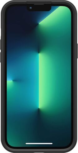 OtterBox Clear case with colorful grip edge for iPhone 13 Pro Max (Only) - BLACK CRYSTAL (Clear/Black) in Saudi Arabia