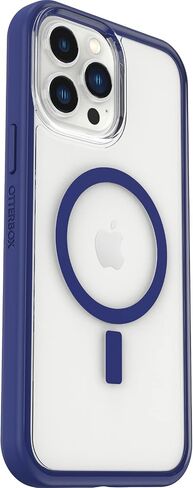 OtterBox Clear case with colorful grip edge for iPhone 13 Pro Max (Only) - BLACK CRYSTAL (Clear/Black) in Saudi Arabia
