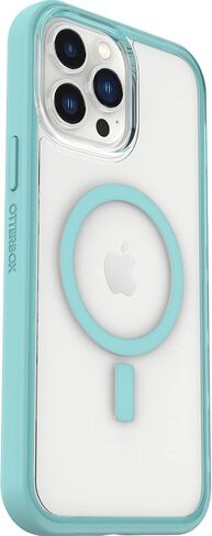 OtterBox Clear case with colorful grip edge for iPhone 13 Pro Max (Only) - BLACK CRYSTAL (Clear/Black) in Saudi Arabia