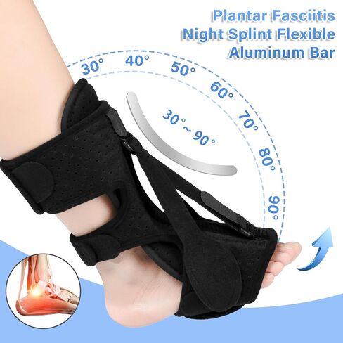 Plantar Fasciitis Night Splint, Plantar Fasciitis Brace for Plantar Fasciitis Relief. Night Splint for Plantar Fasciitis Women Men in Saudi Arabia