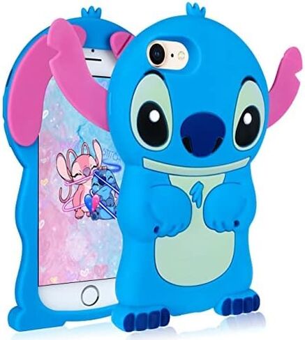 حافظة Besoar مصممة لهاتف iPhone SE 2022/2020/6/6S/7/8، حافظة كرتونية لطيفة ومضحكة وممتعة Kawaii ثلاثية الأبعاد على شكل حيوانات، غطاء سيليكون رائع فريد للأطفال والأولاد والمراهقين لهاتف iPhone SE 2022/2020/6/6S/7/8 4.7 بوصة in Kuwait