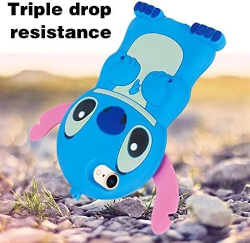 حافظة Besoar مصممة لهاتف iPhone SE 2022/2020/6/6S/7/8، حافظة كرتونية لطيفة ومضحكة وممتعة Kawaii ثلاثية الأبعاد على شكل حيوانات، غطاء سيليكون رائع فريد للأطفال والأولاد والمراهقين لهاتف iPhone SE 2022/2020/6/6S/7/8 4.7 بوصة in Kuwait