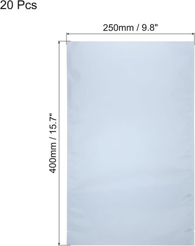 MECCANIXITY 20Pcs Anti Static Bags ESD Shielding Bag Flat Open Top Anti Static Bag for Electronic Devices 9.4x10.6 Inch(240 * 270mm) in Kuwait