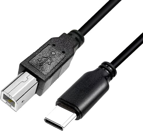 Slim USB C to USB B Cable 50FT, Long USB2.0 Cable USB C to Type B Fast Charging Long Charge Cord for Printers, Cameras, Storage, etc. Cable Diameter 2.8 MM in Saudi Arabia