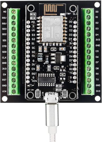 3 حزمة ESP8266 لوحة القطع GPIO 1 إلى 2 لوحة دارات مطبوعة مزدوجة الطبقة لـ ESP8266 ESP-12E للوحة تطوير NodeMCU in Kuwait