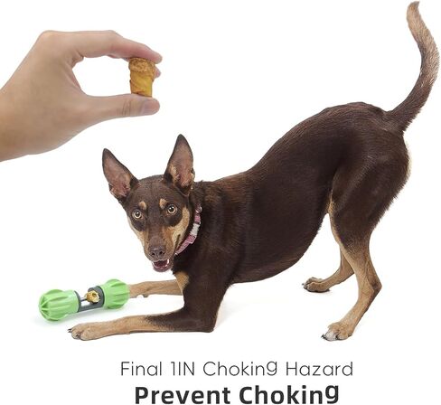 حامل مكافآت الكلاب من Bully Stick للكلاب، تمسك حتى آخر قضمة - ثابت بشكل آمن للمساعدة في منع الاختناق، جهاز أمان للكلاب - غطاء من السيليكون لحماية الأرضية وتقليل الضوضاء (أخضر) in Kuwait