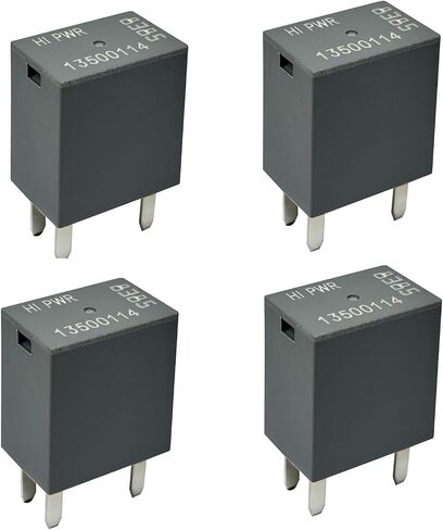 2PCS 13500114 12VDC 40A 4Pins Multi Purpose Relay for Air Conditioning Fan 8385/9815 Relay Compatible for GM Vehicle Models in Saudi Arabia
