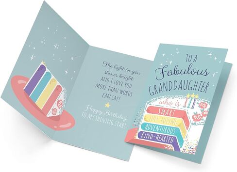 Prime Greetings Birthday Card For Niece, Made in America, Eco-Friendly, Thick Card Stock with Premium Envelope 5in x 7.75in, Packaged in Protective Mailer in Saudi Arabia