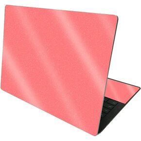MightySkins Glossy Glitter Skin Compatible with Microsoft Surface Laptop 4 13.5" - Solid Salmon | Protective, Durable High-Gloss Glitter Finish | Easy to Apply and Change Styles | Made in The USA