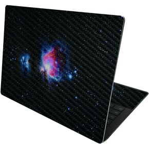 MightySkins Carbon Fiber Skin Compatible with Microsoft Surface Laptop 4 13.5" - Violet Stars | Protective, Durable Textured Carbon Fiber Finish | Easy to Apply and Change Styles | Made in The USA