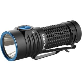 OLIGHT BatonTurbo EDC Rechargeable Handheld Flashlight, 1000 Lumens Compact LED and 510 Meters Long Throw Powerful Light, with Two-Way Clip and Landyard for Camping, Hiking and Home Use (OD Green)