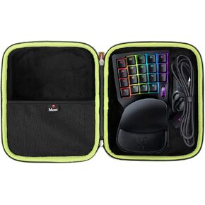 حقيبة حمل مقاومة للصدمات من Mchoi تناسب لوحة مفاتيح الألعاب Razer Tartarus Pro V2، حافظة صلبة واقية من مادة EVA مع جيب شبكي لكابل USB وملحقاته، حافظة فقط in Kuwait