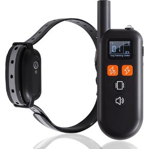 Dog Shock Collar 2 Dogs-3300FT Dog Training Collar with Remote, IPX67 Waterproof E-Collar with 3 Training Modes(Beep/Vibration/Safe Shock) for Large Medium Small Dog (5-120lbs)