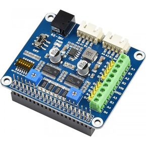 Waveshare Stepper Motor HAT for Raspberry Pi 4B+ 4B 3B+ 3B 2B+ Zero W WH Jetson Nano Dual DRV8825 Motor Controller up to 1/32 Microstepping Drives Two Stepper Motors