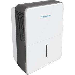 Keystone 50 Pint Energy Star Portable Dehumidifier, Moisture Removal up to 4,500 Sq.Ft., with LED Display, 24H Timer, Wheels, and Auto-Shutoff for Basement, Garage, Living Room