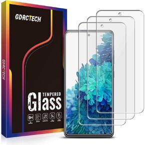 [3-Pack Screen Protector for Samsung Galaxy S20 FE 5G Tempered Glass, Bubble Free, Easy to Install, 9H Hardness