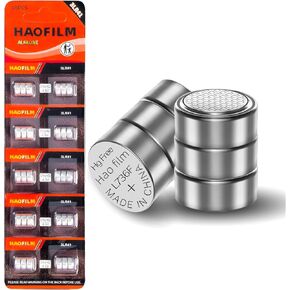 HAOFILM 3LR41，3AG3，3X392，3XL736F Advanced Alkaline Battery, 4.5V Round Coin Cell Battery, for All Bore Sight Laser Cartridges (Pack of 10)