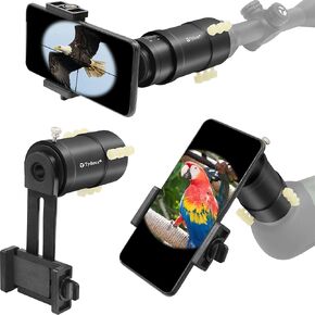 Rifle Scope Mount Camera Adapter - All Aluminum 90 Degree Angle Frame Adapter for Hunting Teaching Birding