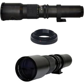 VIVITAR Lens 500MM PRESET F8.0 for Canon EOS Digital Rebel T4i T3i T2i 60Da 7D XT XTi XSi XS T1i
