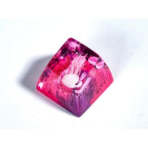 DATKEY Purple Background Jellyfish Artisan Keycap Ocean Keycaps Keyboard Keycaps Cute Keycaps Artisan Keycap Aesthetic Keycaps Custom Keycaps Ocean Gifts for Gaming Lover Gamer Man On Anniversary