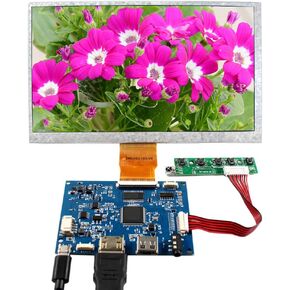 7 inch 1024x600 700nit IPS LCD Screen and HDMI USB 50pin Controller Board,support Image 180° Rotation