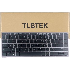 TLBTEK Backlight Keyboard Replacement Compatible with HP ZBook Studio G3,HP ZBook Studio G4 Series Laptop