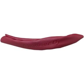 Replacement Headband Cushion Protein Leather Cushions Cover Repair Parts Compatible with Pioneer HDJ-CUE1 Headphones (Red)