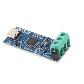 Walfront USB to CAN Module Converter Adapter for CAN2.0A CAN2.0B CAN FD Bus Analyzer V2.0 LED Indicator Type C Power Supply for Efficient Data Analysis Support
