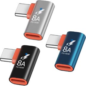 Coolden Lightning to USB C Adapter [3 Pack] iPhone Adapter USB C Male to Lightning Female Adapter for iPhone 16 Pro Max/16 Pro/16 Plus/iPad Pro/Air/Samsung/Pixel Support Fast Charging/Data Transfer