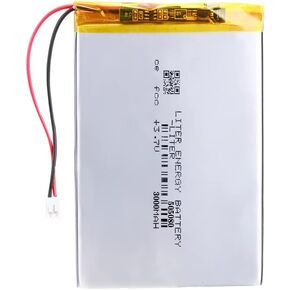 Liter Energy Battery 3.7V Lipo Battery 3000mAh Rechargeable Lithium ion Polymer Battery 505080 Lithium Polymer ion Battery with JST Connector