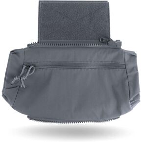 2 in 1 Handwarmer & Tactical Drop Pouch/Waist Bag. Plate Carrier Vest Chest Rig Hook Loop Dangler or 26-52 in Buckle Strap EDC Fanny Pack, Muff for Winter Outdoor/Camping/Hunting/Football/Fishing
