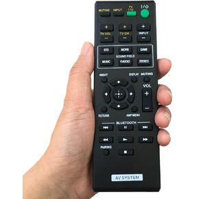 Replacement Remote Control for Sony HT-CT660 HT-CT260 SA-CT770 SA-CT370 HT-CT370 SA-WCT370 2.1 Channel Surround Sound Bar with Wireless Subwoofer Home Theater System