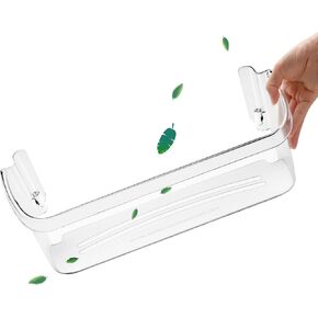 242126602 Refrigerator Replacement Shelves for Frigidaire Electrolux Fridge, Frigidaire Door Shelf Replacement Part Number : 4547407, PS12364199, AP6278233, EAP12364199, PS2421266 (2 Pack) (16''L)