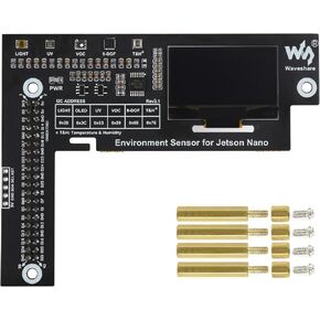 Waveshare Environment Sensors Module Designed for Jetson Nano I2C Bus with 1.3inch OLED Display