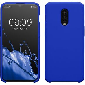 kwmobile Case Compatible with OnePlus 6T Case - TPU Silicone Phone Cover with Soft Finish - Teal Matte