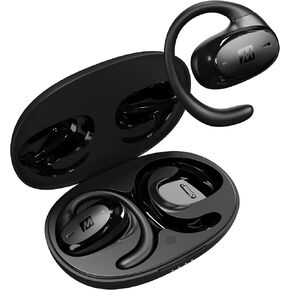 MEE audio AirHooks Pro True Wireless Open Ear Sports Headphones Bluetooth Earbuds - Comfortable Sweatproof Non-Isolating Headset Earphones for Safer Workouts & Running