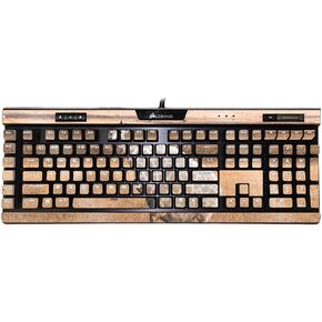 MightySkins Glossy Glitter Skin Compatible with Corsair K95 RGB Platinum XT - Blue Ice | Protective, Durable High-Gloss Glitter Finish | Easy to Apply, Remove, and Change Styles | Made in The USA