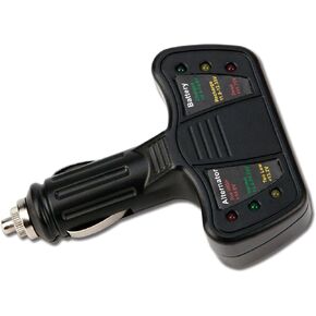 Performance Tool W2989 12V Cigarette Lighter Car Battery Tester and Alternator Tester