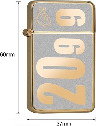 2 pack Torch Lighter Mini Butane Lighters Single Jet Flame Lighter Windproof Refillable Butane Gas Lighter for Candle Camping Fireplace Party BBQ Grill (without Butane Gas) (2, Gold) in Kuwait